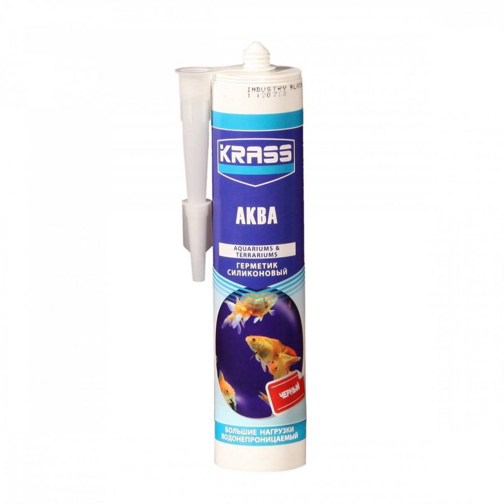 Герметик"KRASS" силиконовый для аквариумов (Бесцветный) 300 мл