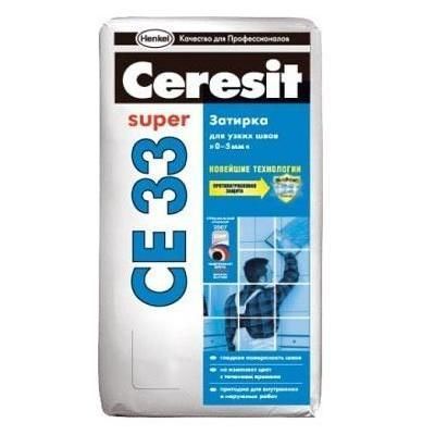 Затирка Ceresit CE33 в ассортименте 2 кг.